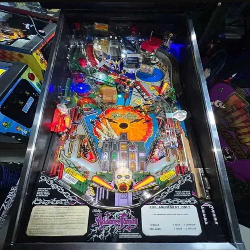 Addams family pinball machine