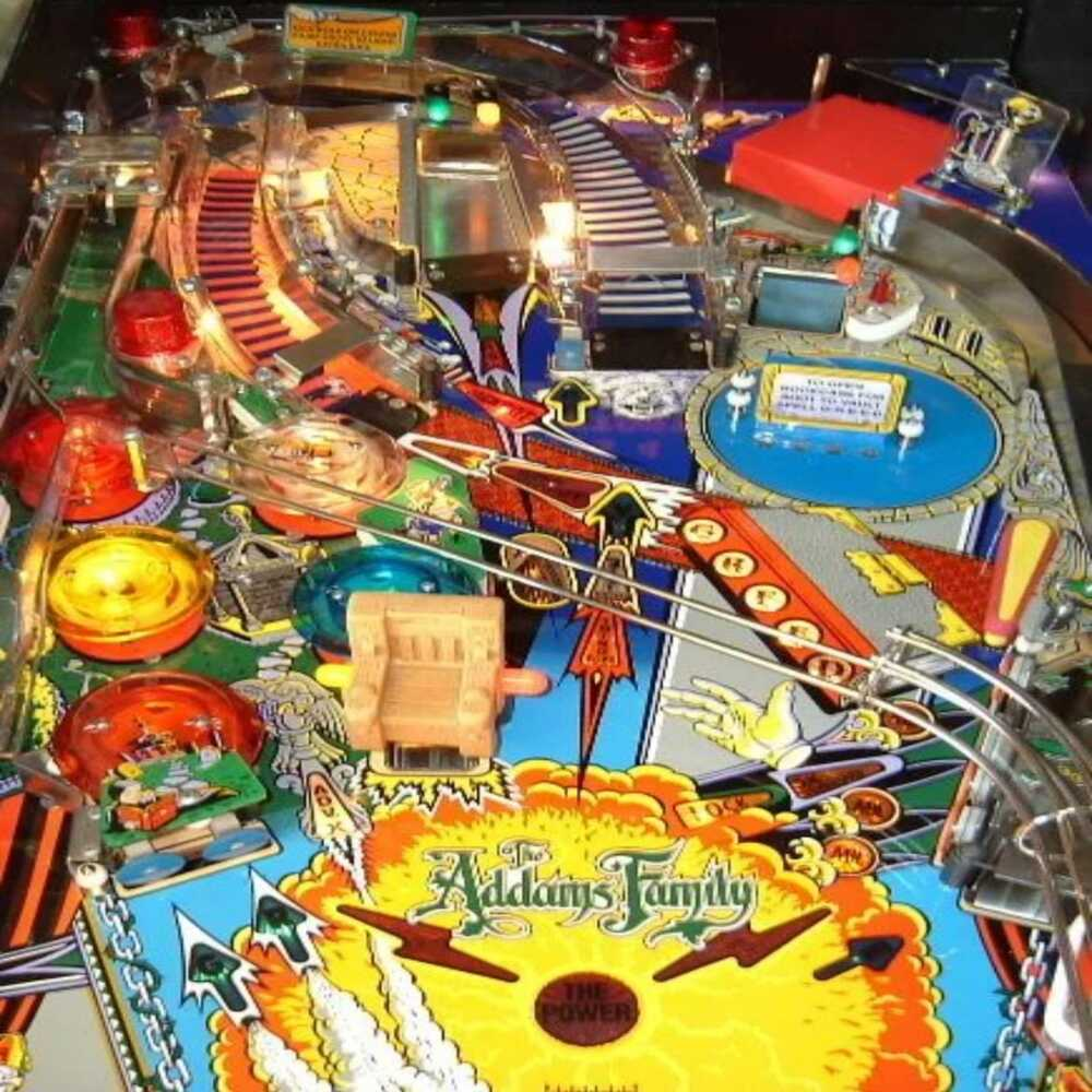 Addams family pinball machine